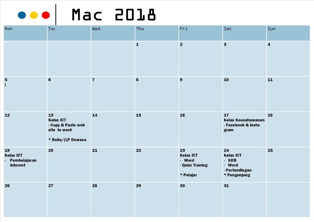 kalender aktivitimac18