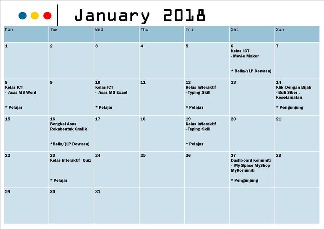 rsz kalender aktiviti jan18