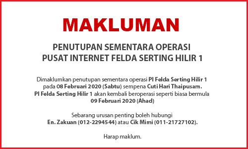 NOTIS PENUTUPAN PI 08022020