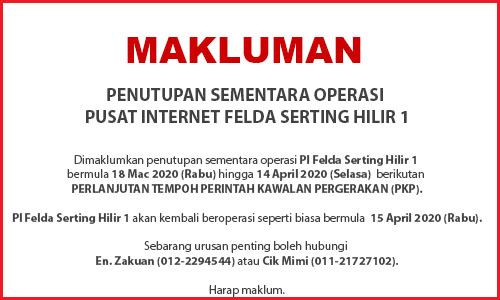 NOTIS PENUTUPAN PI 26032020