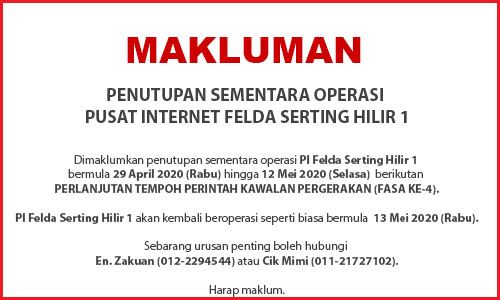 NOTIS PENUTUPAN PI PKP 12 MEI 2020