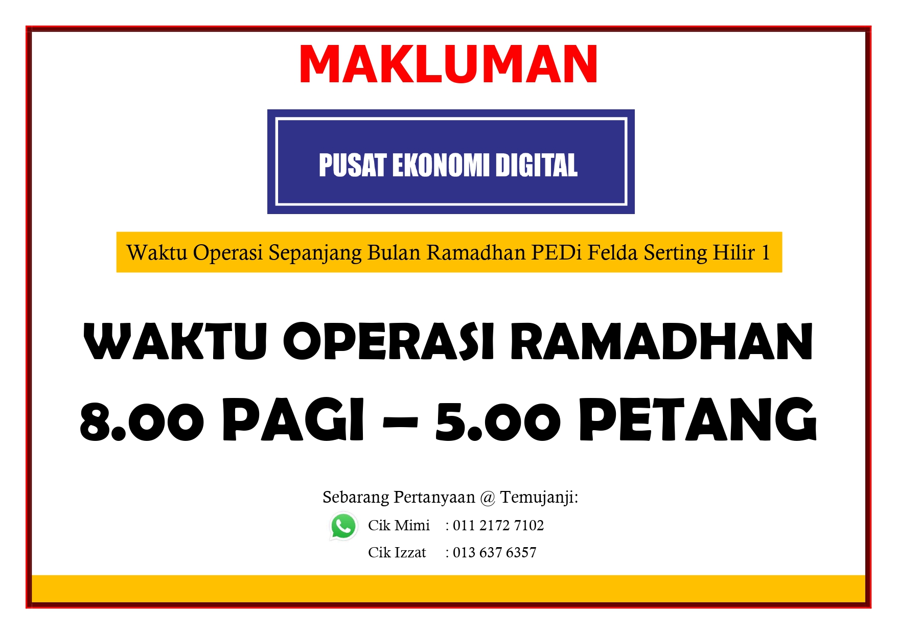 Notis Operasi Ramadhan page 0001